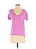 SO 100% Cotton Purple Short Sleeve T-Shirt Size M - photo 1