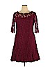 Eliza J Burgundy Casual Dress Size 16 - photo 1