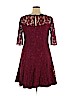 Eliza J Burgundy Casual Dress Size 16 - photo 2