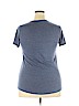 Zoe+Liv Blue Short Sleeve T-Shirt Size 2X - photo 2