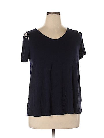 Green Envelope Short Sleeve Top (view 1)