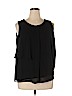 Dex 100% Polyester Black Sleeveless Blouse Size 1X - photo 1