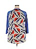 Lularoe Blue 3/4 Sleeve Top Size 2X - photo 2