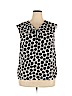 Merona 100% Polyester Black Sleeveless Blouse Size XXL - photo 1