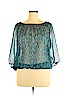 Apt. 9 Teal 3/4 Sleeve Blouse Size XL - photo 1