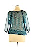 Apt. 9 Teal 3/4 Sleeve Blouse Size XL - photo 2