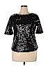 Unbranded Black Short Sleeve Top Size XL - photo 1