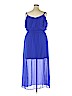 City Chic 100% Polyester Blue Casual Dress Size 18 Plus (M) - photo 2