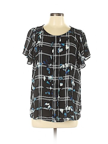 Worthington Short Sleeve Blouse (view 1)