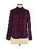 Lucky Brand 100% Cotton Burgundy Long Sleeve Button-Down Shirt Size XS - photo 1