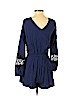 Express 100% Polyester Blue Romper Size M - photo 2