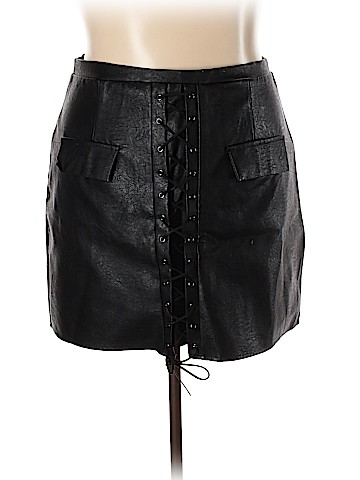 Club L London Faux Leather Skirt (view 1)