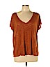 Project Social T Orange Short Sleeve Top Size L - photo 1