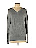 Zenana Outfitters Gray Pullover Sweater Size L - photo 1
