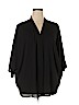 ASOS 100% Polyester Black Kimono Size 16 - photo 1
