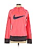 Nike 100% Polyester Pink Pullover Hoodie Size M - photo 1