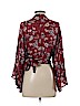Lucky Brand Burgundy Long Sleeve Blouse Size XS - photo 2