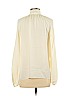 Theory 100% Silk White Long Sleeve Silk Top Size P (petite) - photo 2