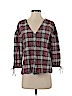 Madewell 100% Cotton Burgundy Long Sleeve Button-Down Shirt Size XS - photo 1