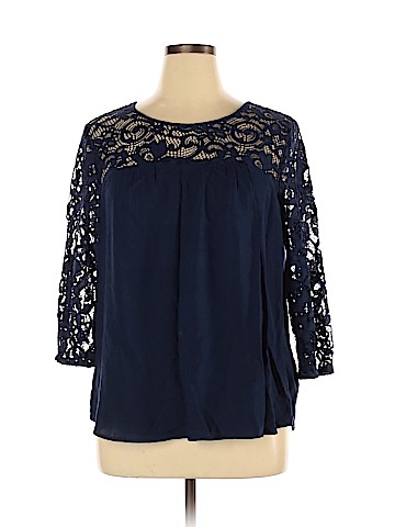 Old Navy 3/4 Sleeve Blouse (view 1)