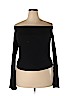 Forever 21 Black Long Sleeve Top Size 3X - photo 1