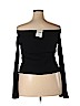 Forever 21 Black Long Sleeve Top Size 3X - photo 2