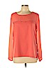 Forever 21 Orange Long Sleeve Blouse Size L - photo 1