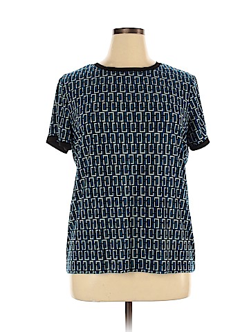 Anne Klein Short Sleeve Blouse (view 1)