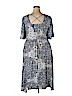 World Unity Blue Casual Dress Size XXL - photo 2