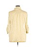 Faith and Joy 100% Polyester Ivory 3/4 Sleeve Blouse Size XL - photo 2