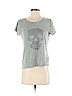 RACHEL Rachel Roy Gray Short Sleeve T-Shirt Size S - photo 1