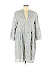Cooper & Ella 100% Cotton Gray Casual Dress Size L - photo 1