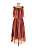Mossimo 100% Cotton Orange Casual Dress Size M - photo 1