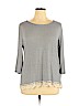 Wilde White 3/4 Sleeve Top Size XL - photo 1