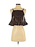 Rachel Comey 100% Leather Brown Leather Top Size 2 - photo 1