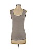 LACAUSA 100% Cotton Tan Tank Top Size S - photo 1