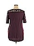 Old Navy 100% Rayon Purple Short Sleeve Top Size XL - photo 2