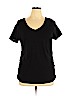 Lane Bryant 100% Cotton Black Short Sleeve T-Shirt Size 14 - 16 Plus - photo 1