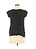 Ann Taylor LOFT 100% Polyester Black Short Sleeve Top Size S (petite) - photo 1