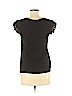 Ann Taylor LOFT 100% Polyester Black Short Sleeve Top Size S (petite) - photo 2