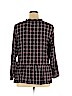 Ann Taylor LOFT 100% Rayon Black Long Sleeve Blouse Size 16 - photo 2