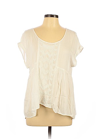 American Eagle Outfitters Short Sleeve Blouse (view 1)