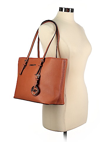 MICHAEL Michael Kors Leather Tote (view 2)