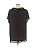 Torrid 100% Polyester Black Short Sleeve Blouse Size 2X Plus (2) - photo 2