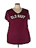 Old Navy Burgundy Short Sleeve T-Shirt Size 4X - photo 1