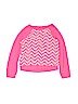 Faded Glory Chevron-herringbone Pink Sweatshirt Size 7 - 8 - photo 1