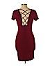 Forever 21 Burgundy Casual Dress Size L - photo 2