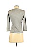 Ann Taylor Silver 3/4 Sleeve Silk Top Size S (petite) - photo 2