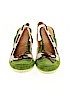 Coach 100% Leather Green Wedges Size 7 - photo 2