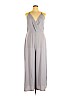 Lush 100% Polyester Gray Jumpsuit Size XL - photo 1